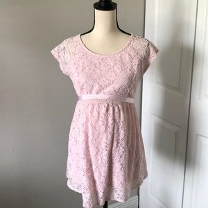 MOTHERHOOD MATERNITY PINK LADY BLOUSE